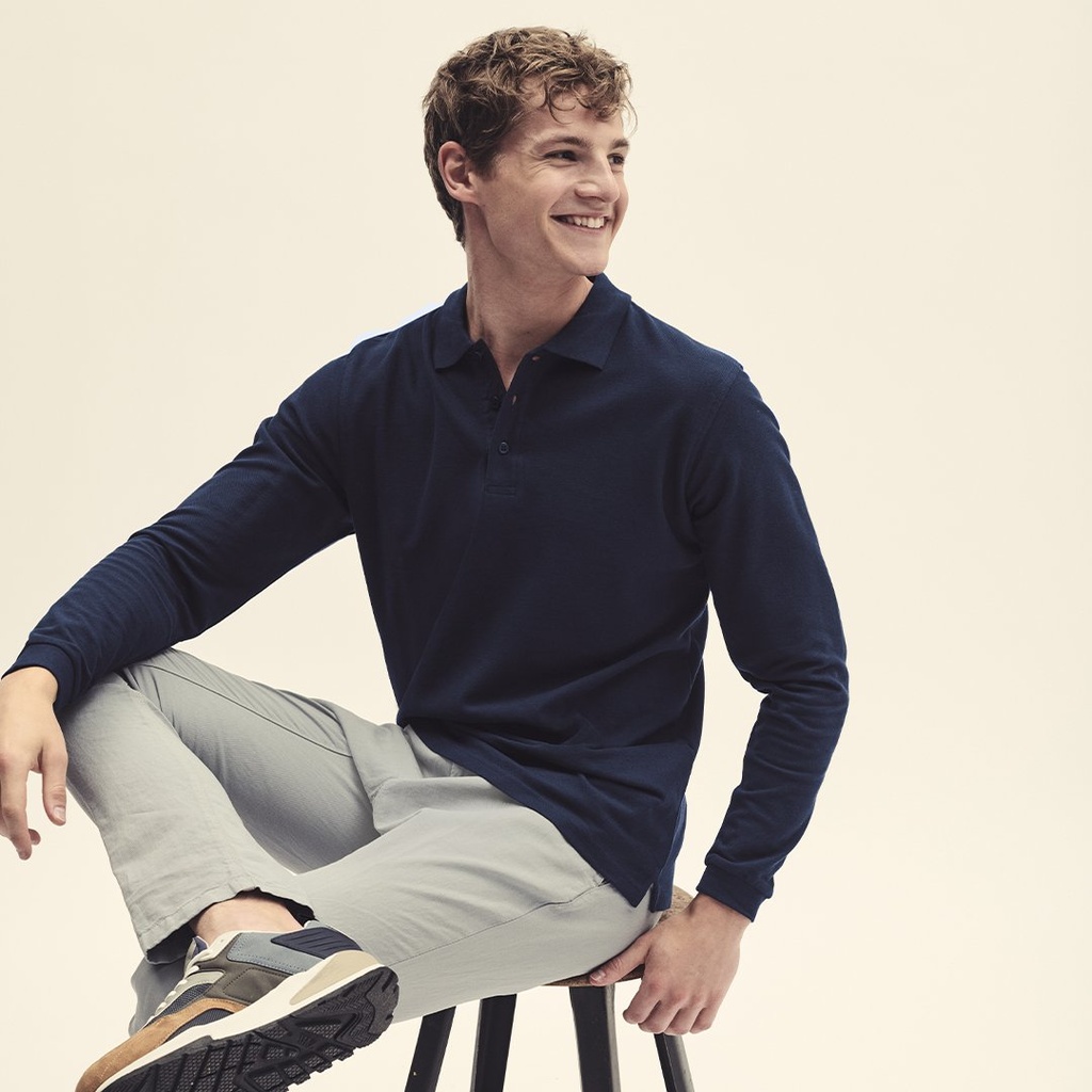 FRUIT OF THE LOOM - Polo Adulto Premium Long Sleeve (1380)