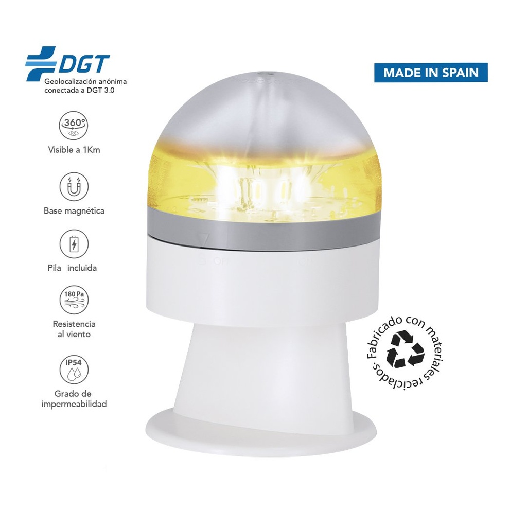 MKT - Luce dEmergenza V16 Geolocalizzata Busby (2764)