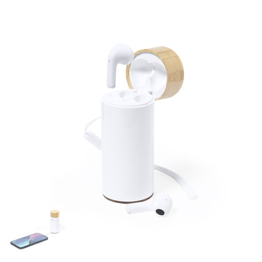 [21197] MKT - Auricolari Power Bank Lac (21197)