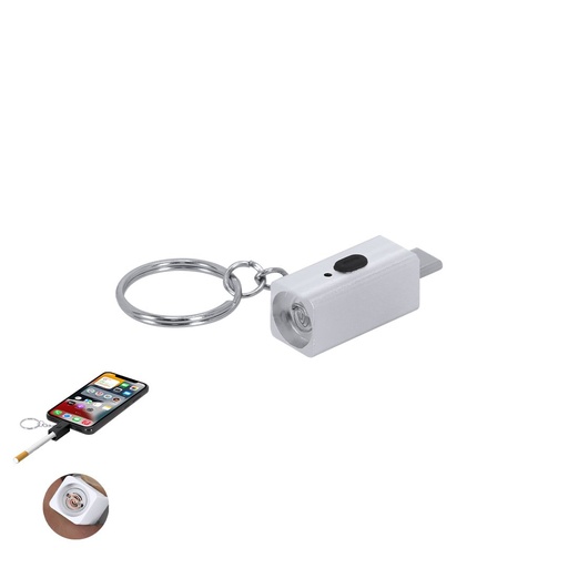 [21873] MKT - Accendino Elettrico Portachiavi Parris (21873)