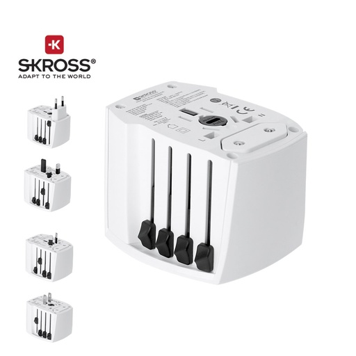 [22163] MKT - Adattatore Viaggio Universale Skross MUV USB 30W PD (22163)