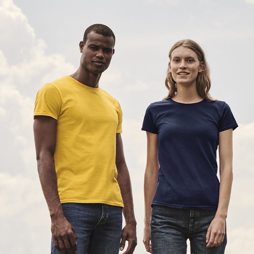 FRUIT OF THE LOOM - T-Shirt Donna Colorata Iconic (1325)